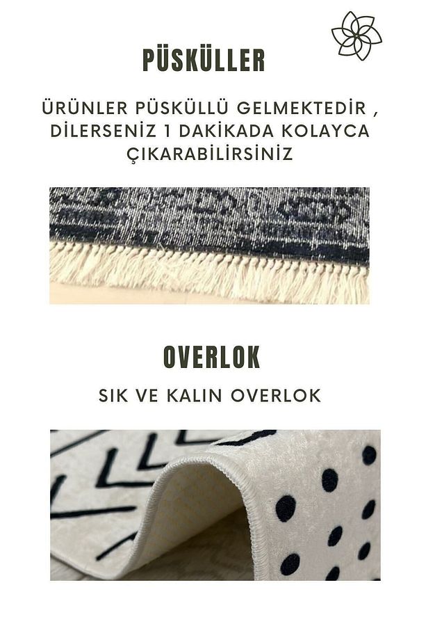 Yeşil Halı Yapraklı Halı Salon Halısı Yolluk Mutfak Halısı Yatak Odası Halısı Makinede Yıkanabilir - 5
