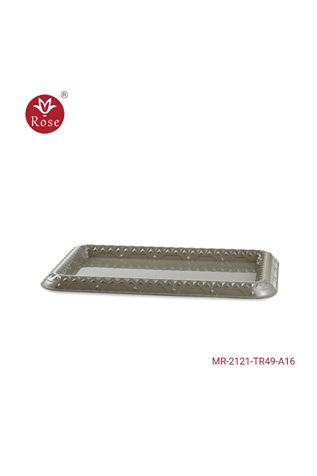 MR-2121-صينية تقديم الشاي والقهوة روز