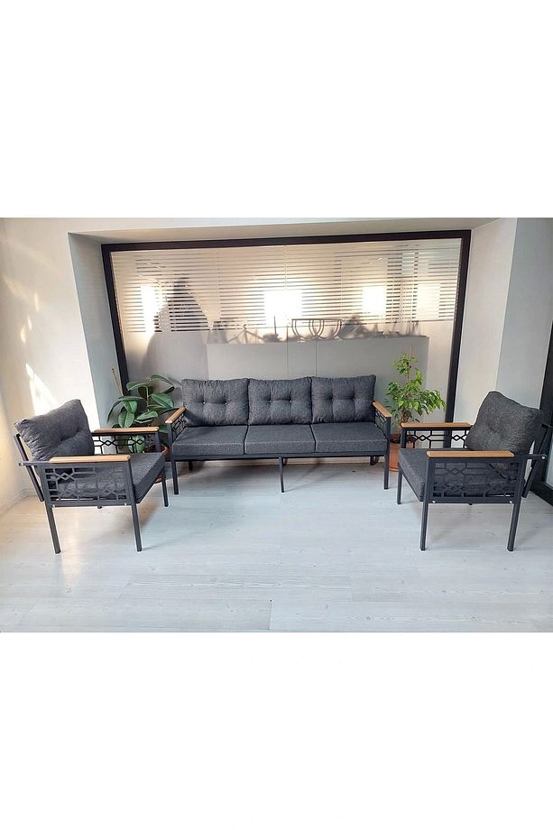 İnci Balkon-bahçe-kafe-çay Seti-koltuk Oturma Takımı-oturma Grubu Çstakımlazer - 1