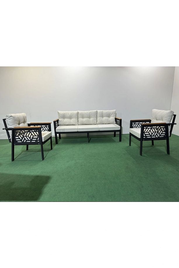 3+1+1 MELİSA Balkon-bahçe-kafe Çay Seti Koltuk Oturma Takımı-oturma Grubu,ofis Koltuğu - 1