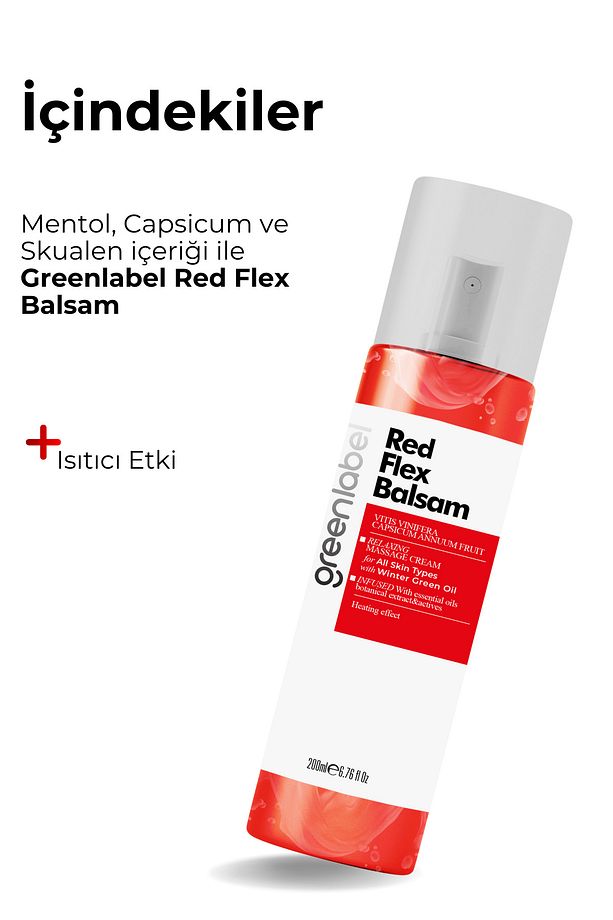 Red Flex Balsam - Vücut Jeli Pferdebalsam Isıtıcı Ve Rahatlatıcı 200 Ml. - 5