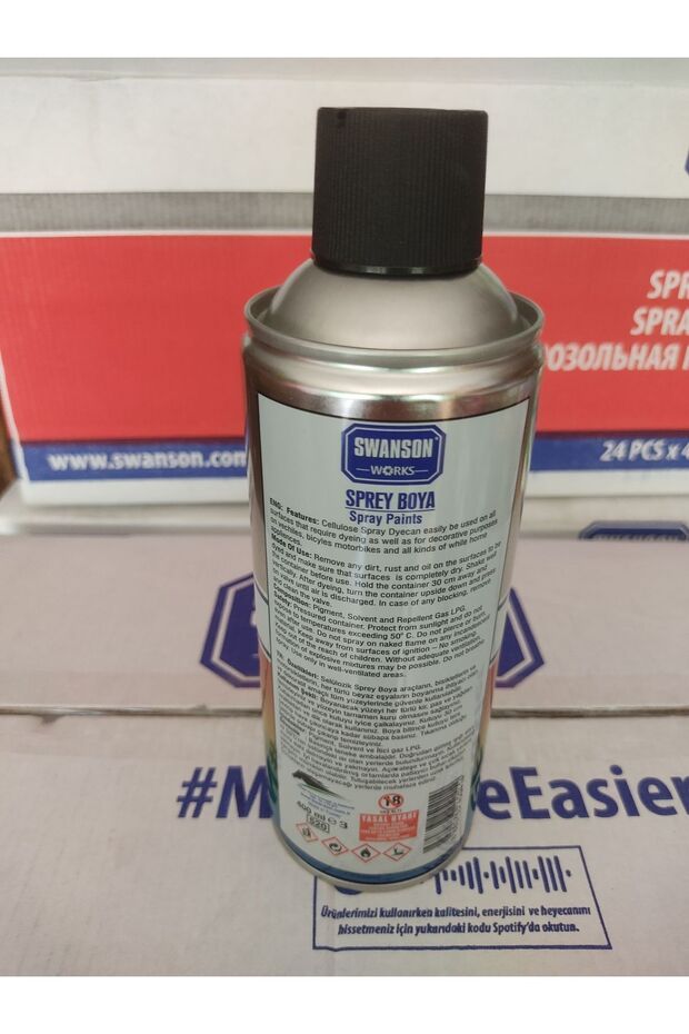 Siyah Sprey Boya 400ml - 3