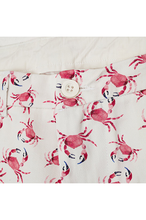Crab Patterned Men's Shorts - XL - 3