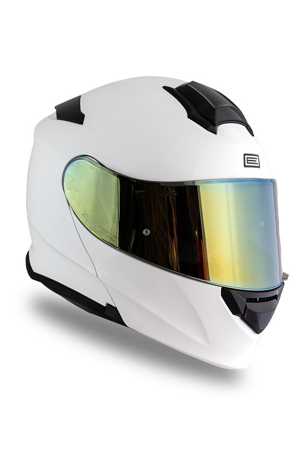 Delta Basic Beyaz Çene Açılır Kask - 1