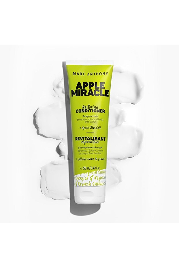 Marc Anthony Apple Miracle Restoring Conditioner, Infused With Apple Stem Cell & Biotin - 250 Ml - 4