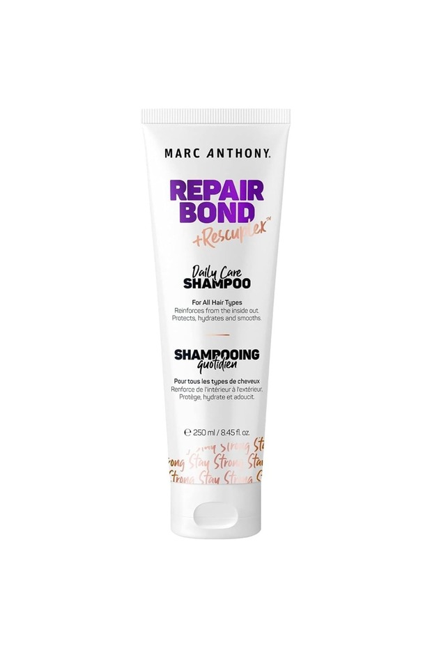 Marc Anthony Repairing Shampoo Repair Bond + Rescuplex - Dry & Damaged Hair Treatment, 250 Ml