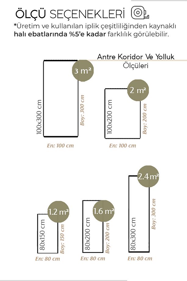 Glenn 601 Antrasit Yolluk Uzun Halı Antre Hol Koridor Halısı Hasır Doku Dekoratif Jüt Banyo Paspası - 3