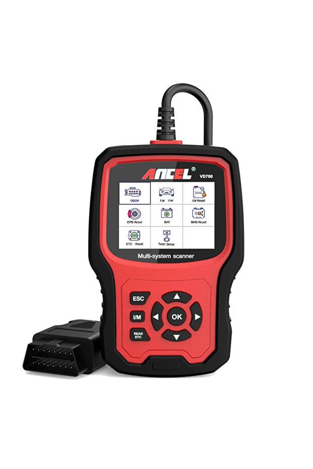 VD700 Ancel VD700 OBD2 Scanner Car Code Reader Full System Diagnostic Scan Tools EPB ABS D.PF TPMS O