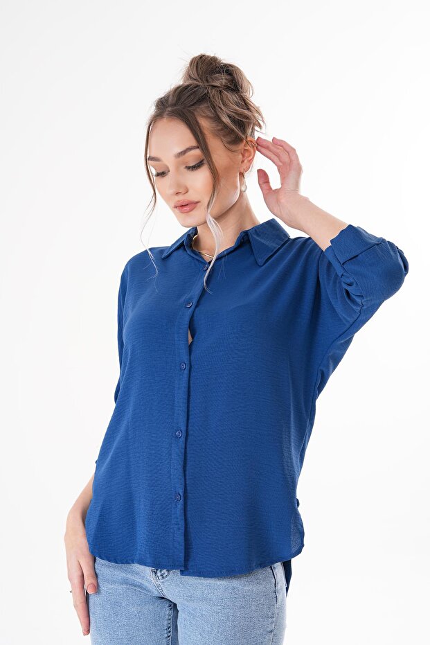 Kadın Dirsek Kol Ayrobin Gömlek 260114 - - 2