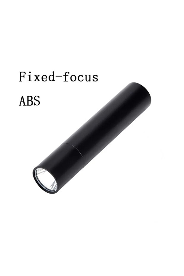 مصباح يدوي صغير محمول بتقنية LED بتركيز ثابت من ABS قابل لإعادة الشحن عبر USB ومصباح جيب صغير مزود ببطارية مدمجة