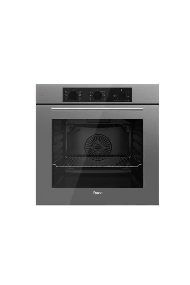 Flowart BL Modüler Seriisi 3'lü Gri Ankastre Set ( QBL62CPR-BL138-D082 ) - 2
