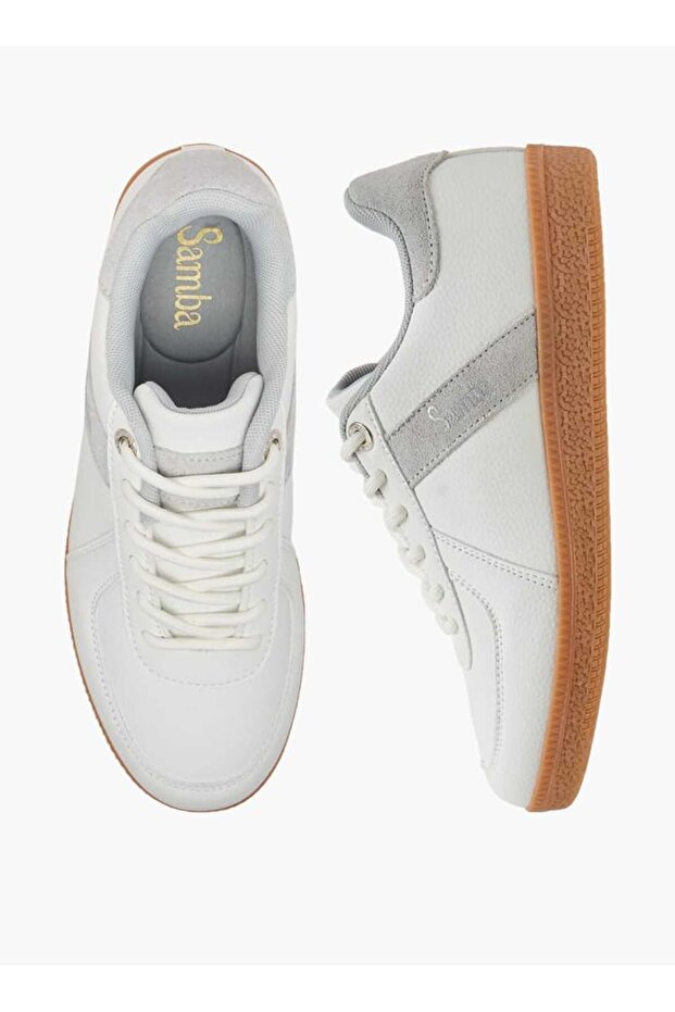 Samba Womens' Panelled Lace-Up Sneakers