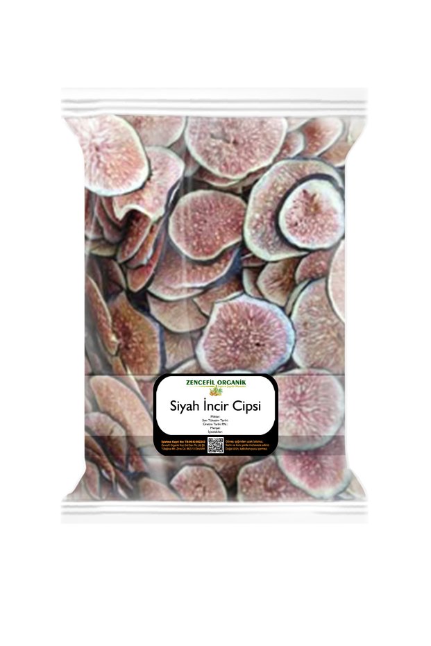 Black Fig Chips 100 Gr. Black Fig Dried Slice Fig
