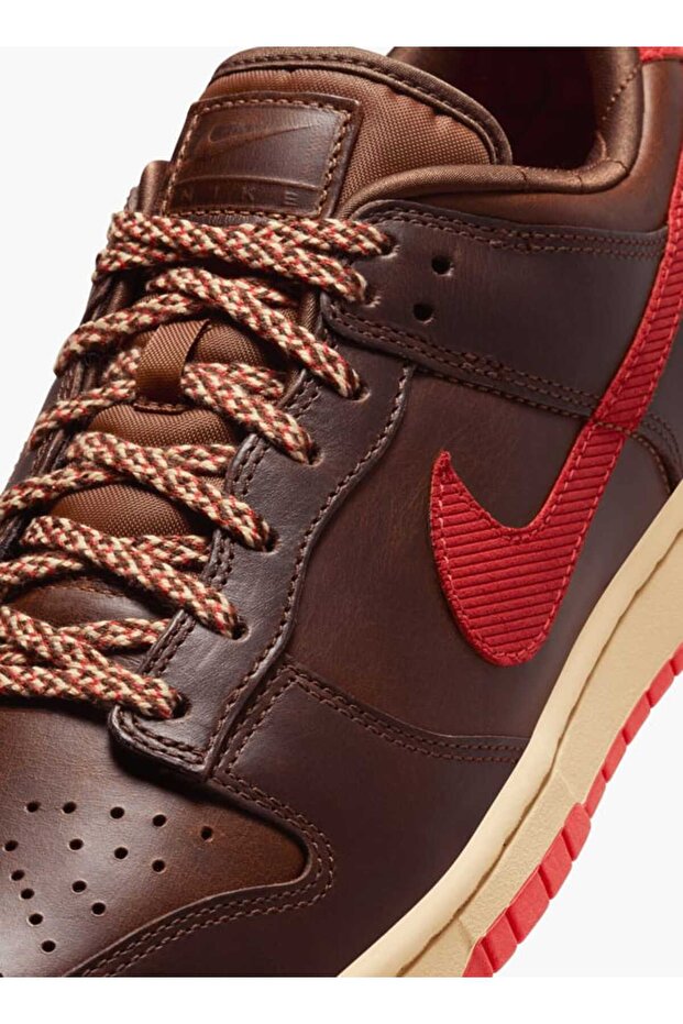 Męskie trampki z nadrukiem logo i sznurowaniem - NIKE DUNK LOW RETRO BTTYS CN - 5