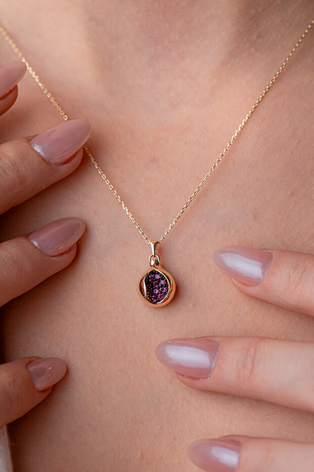 Altın Nar Kolye - 3