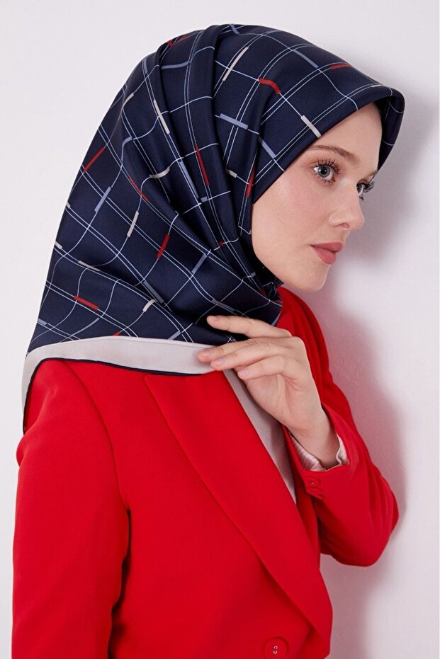 Twill Ipek Eşarp Ld4135 - 1