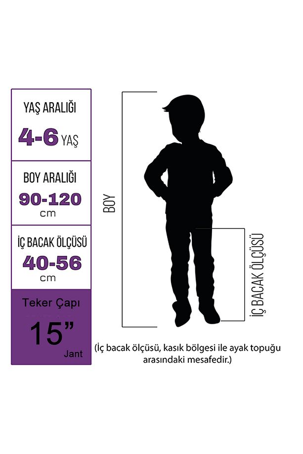 Kız ve Erkek için 3-6 yaş arası çocuk bisikleti 15 jant bisiklet - 5