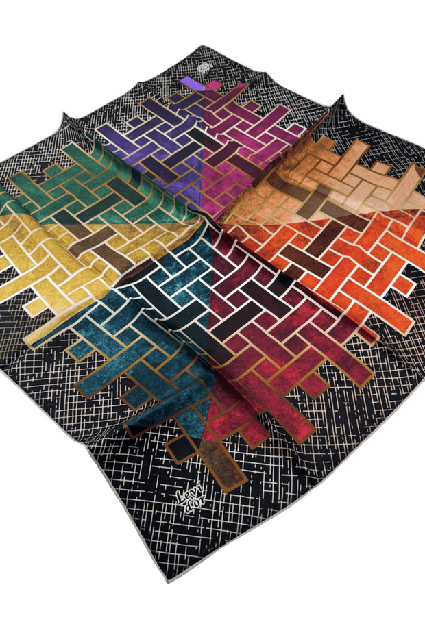 Twill İpek Eşarp LD4154-1 - 2