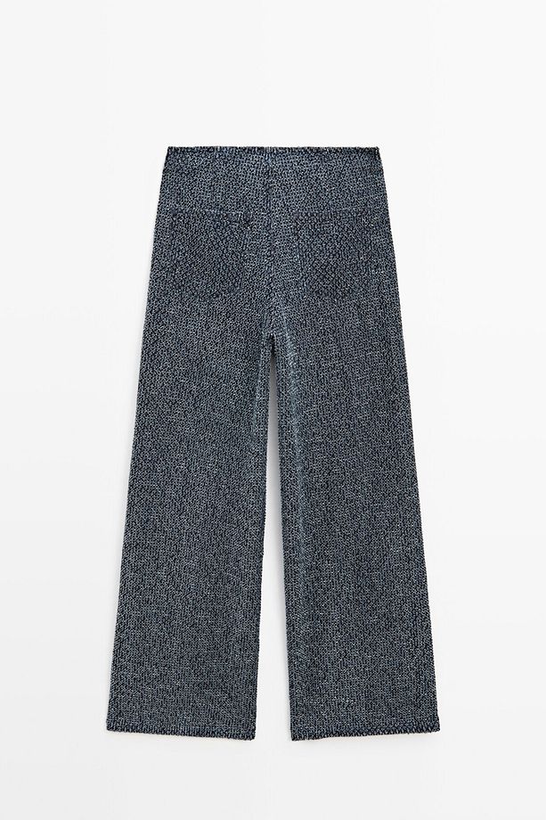 Geniş Paça Yüksek Bel Jean - 8