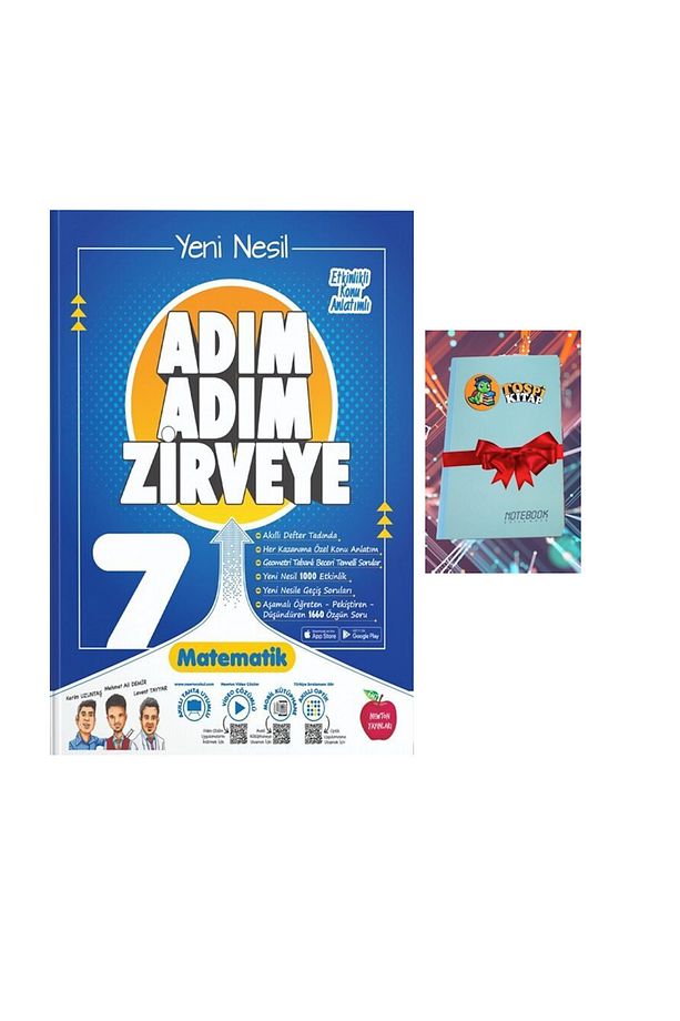 7. Sınıf MATEMATİK Adım Adım Zirveye ( NOT DEFTERİ HEDİYE) - 1