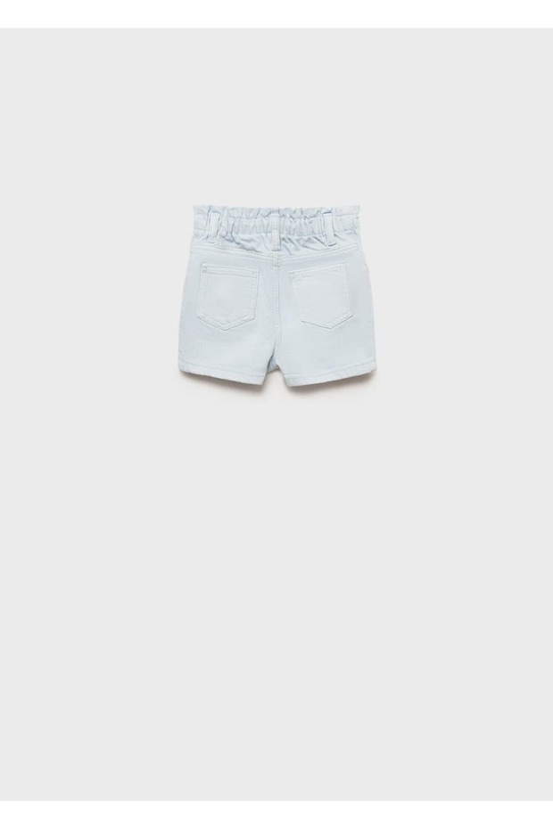 Paperbag denim şort - 2