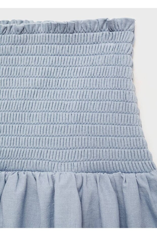 İngiliz nakışlı mini etek - 5