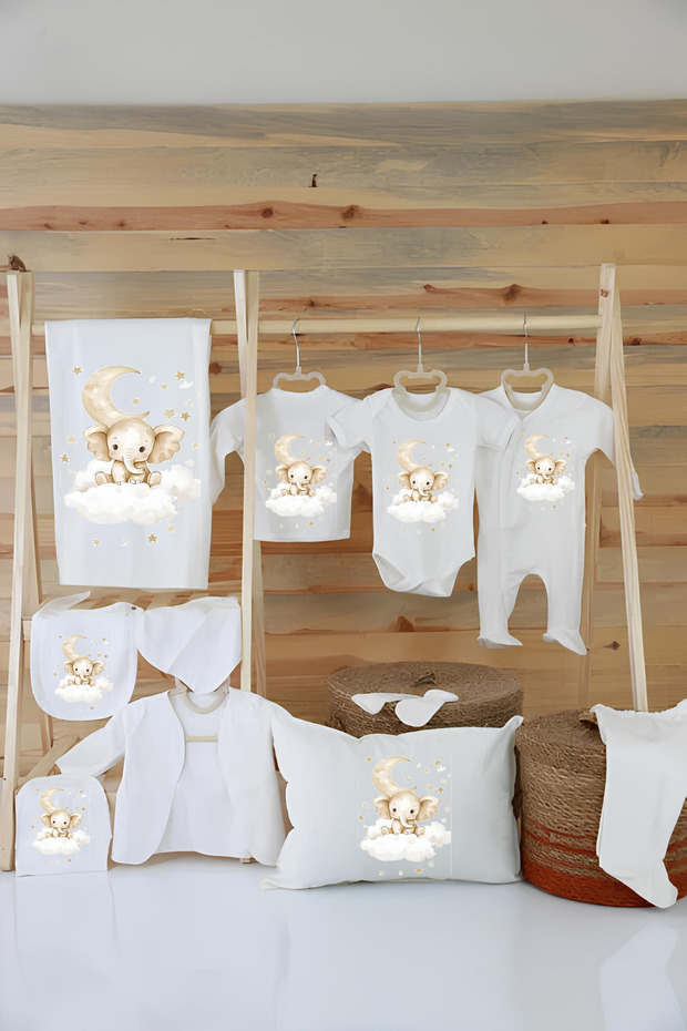 100% Organic Cotton 11-pi Hospital Exit Set