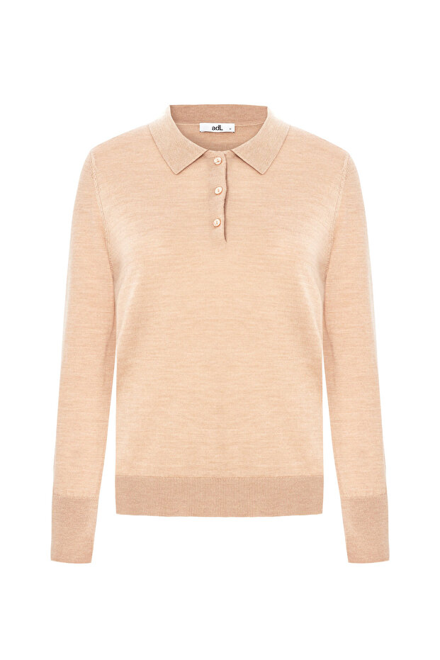 Polo Yaka Yün Triko Kazak - 6