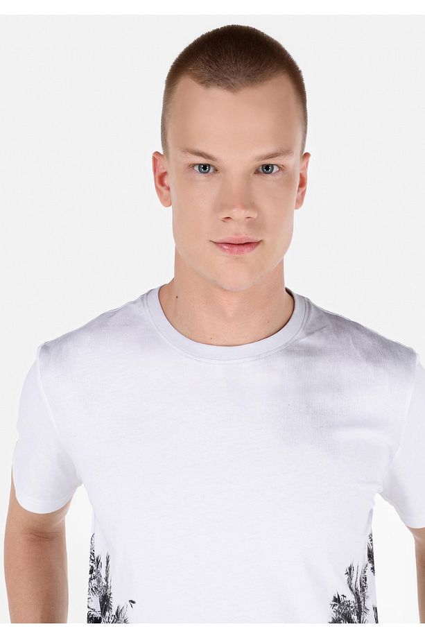 Regular Fit Yuvarlak Yaka Düz Erkek Çok Renkli Kısa Kol Tişört - 4