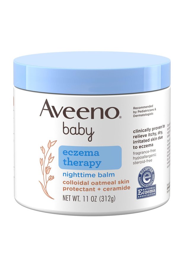 Eczema Therapy Night Balm, Soothes Dry & Itchy Skin, Hypoallergenic, Fragrance-Free, 11 oz