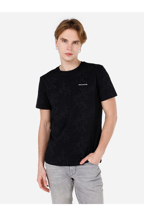 Siyah Erkek Tshirt K.kol - 1