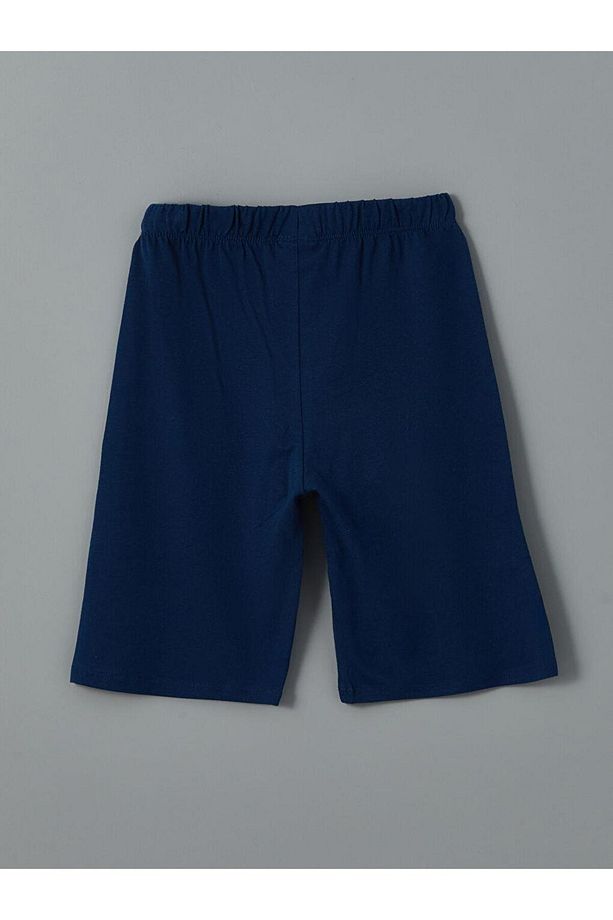 Bisiklet Yaka Erkek Çocuk Şortlu Pijama Takımı - 5