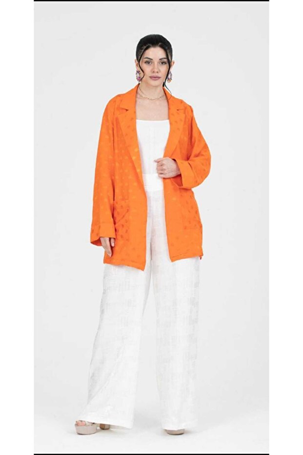 BLAZER OVERSİZE SALAŞ CEPLİ CEKET - 1