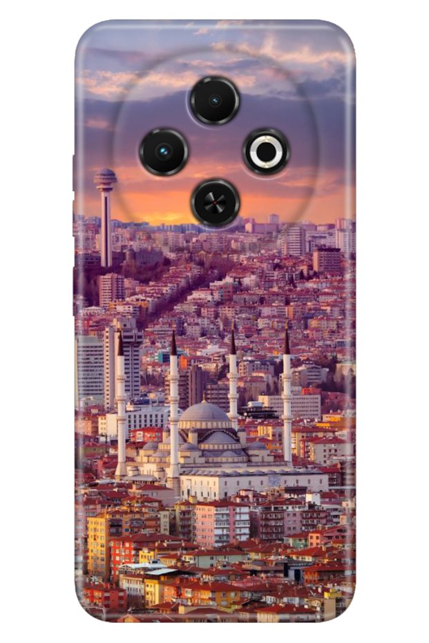 Spark 30C 6.67 " Case Tecno Pictorial Rubber Silicone Cover Ankara
