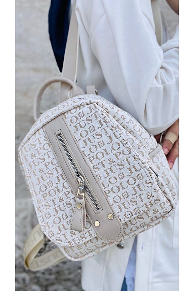 حقيبة ظهر نسائية مبطنة متعددة الأقسام - 2