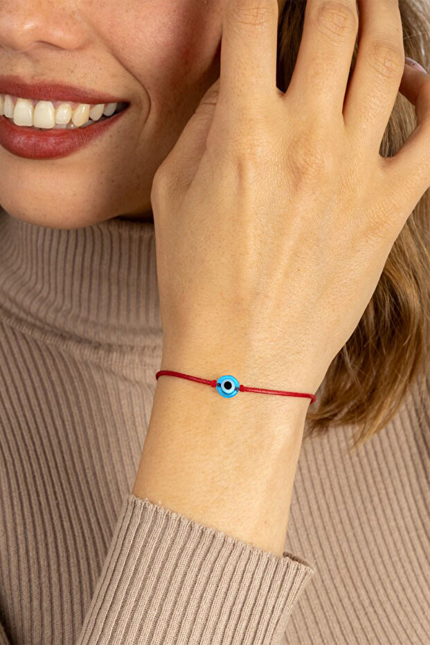 عين الشر حبة الحظ سلسلة حمراء سوار - 1
