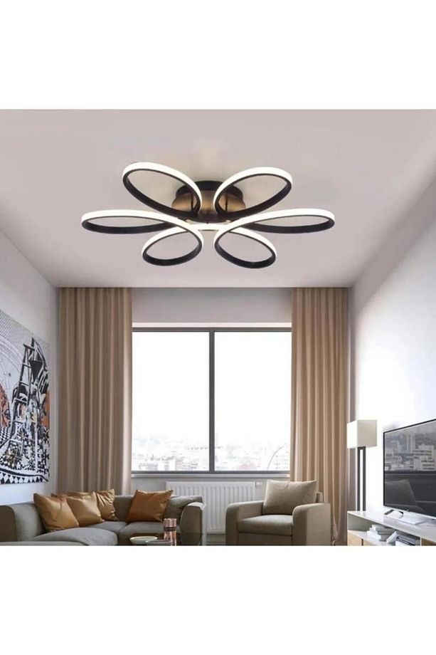 Nipul Modern Plafonyer Beyaz Ledli Avize - 1