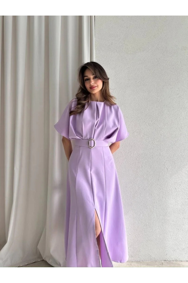 Rochie cu detaliu curea - 1