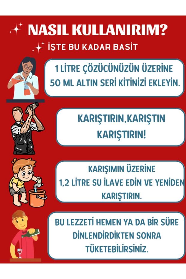 Hazır Karışım Altın Seri Anason Yağı - Hazır Karışım Altın Seri Kiti 50 ML (1 LİTREYE UYUMLU) - 4