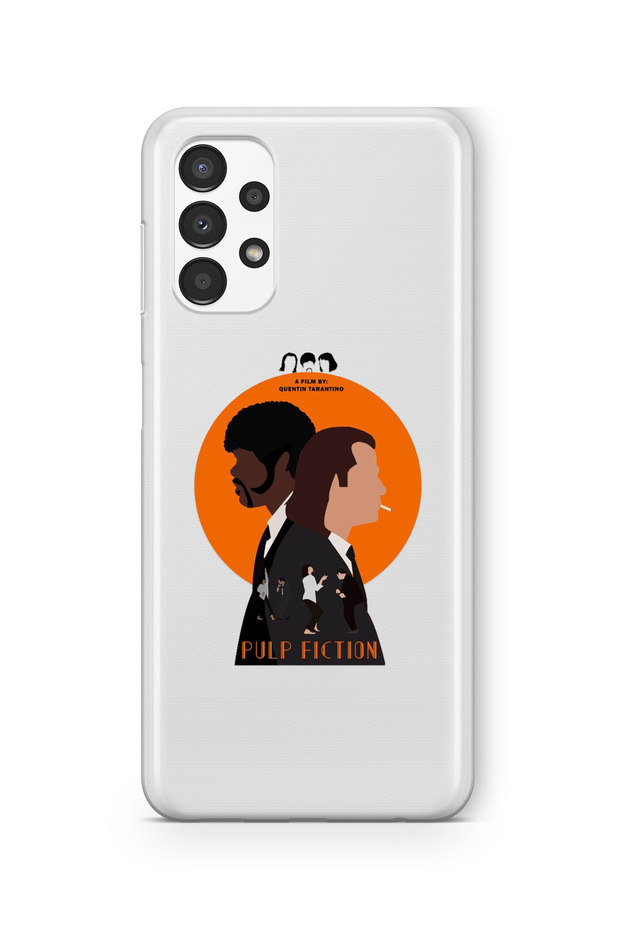 حافظة شفافة مطبوعة بتصميم Pulp Fiction متوافقة مع هاتف Samsung Galaxy A13