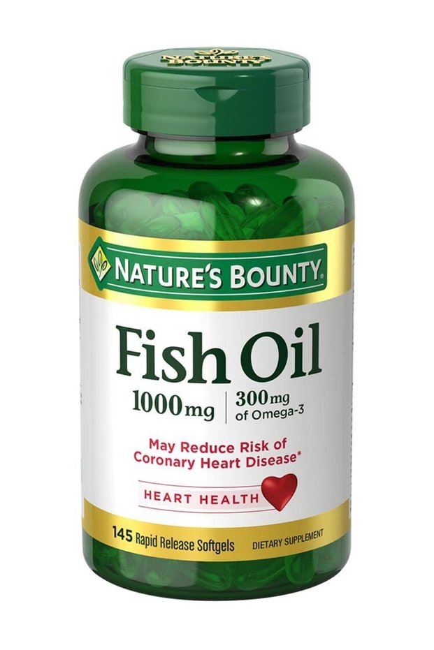 Fish Oil, Supports Heart Health, 1000mg, Rapid Release Softgels, 145 Ct