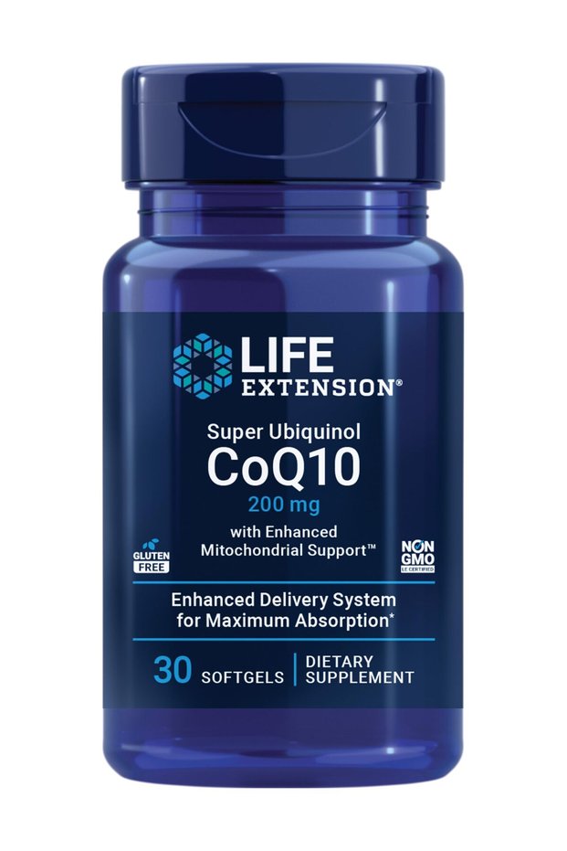 Ubiquinol CoQ10 200mg with Shilajit – Heart Health, Energy, Antioxidant – 30 Softgels