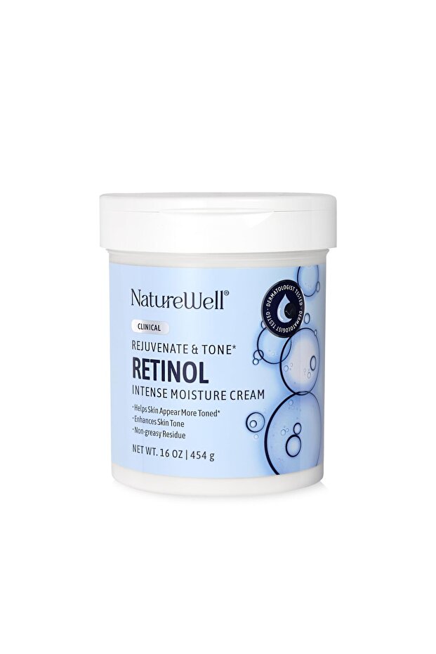 Clinical Retinol Moisture Cream for Face, Body & Hands, Boosts Firmness & Tone, 16 Oz