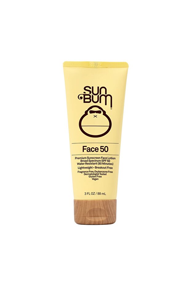 SPF 50 Face Sunscreen | Broad Spectrum, Oil-Free, Moisturizing | Hawaii 104 Act | 3 oz