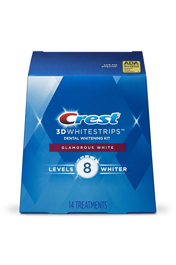 3D White Luxe Whitestrip Kit, Glamorous White, 14 Treatments, 28 Strips