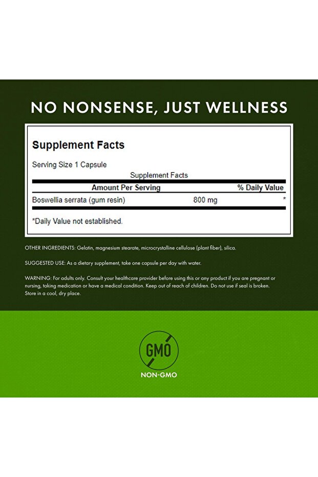 Double Strength Boswellia - Joint Flexibility & Mobility Support - 60 Capsules, 800mg Each - 3