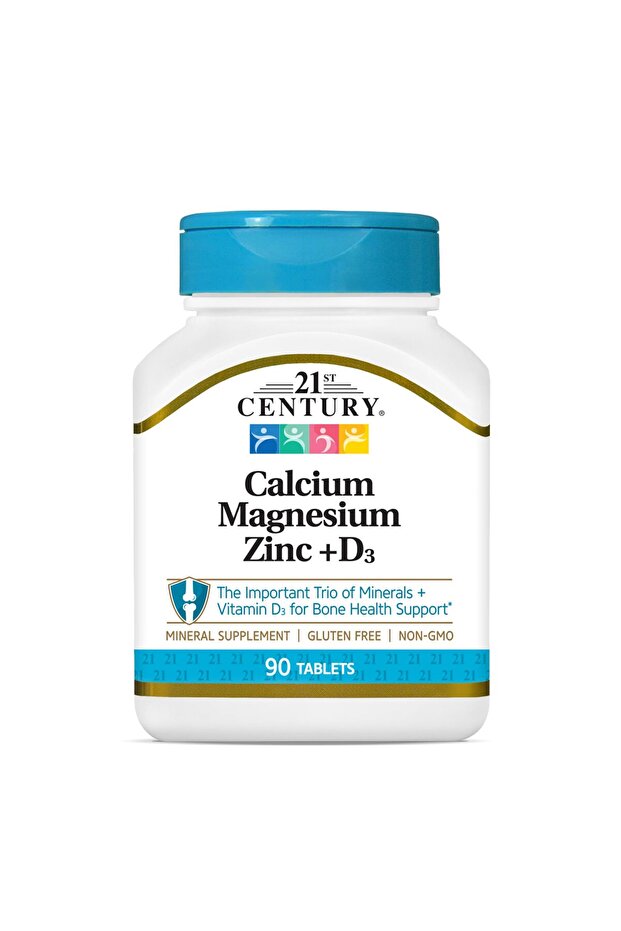 Cal Mag Zinc +D Tablets, 90 Count