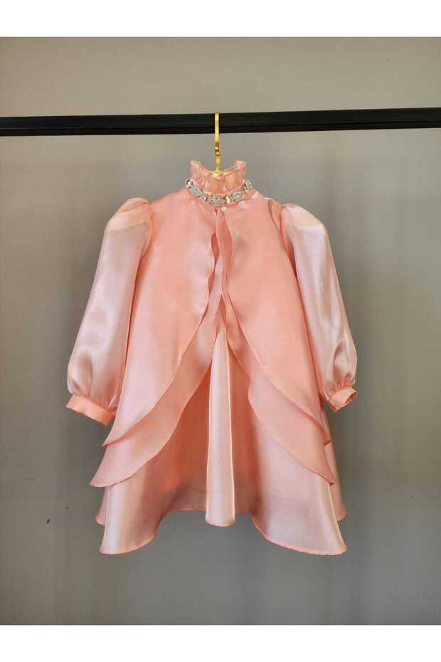 taşlı jile elbise - 1