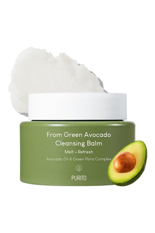 Green Avocado Cleansing Balm 100ml, Melt-In Moisture, Vegan, Cruelty-Free, Korean Skincare