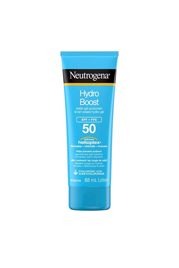 Hydro Boost Water Gel Sunscreen SPF 50, Hyaluronic Acid, Non-Comedogenic, 88 mL